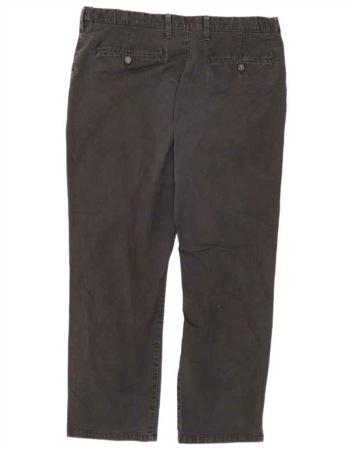Marks & Spencer Ανδρικό παντελόνι Chino με κανονική εφαρμογή W38 L29 Γκρι βαμβακερό
