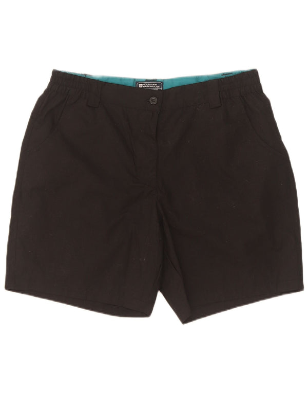 Mountain Warehouse Γυναικείο Casual Σορτς UK 12 Medium W30 Μαύρο Πολυεστέρας