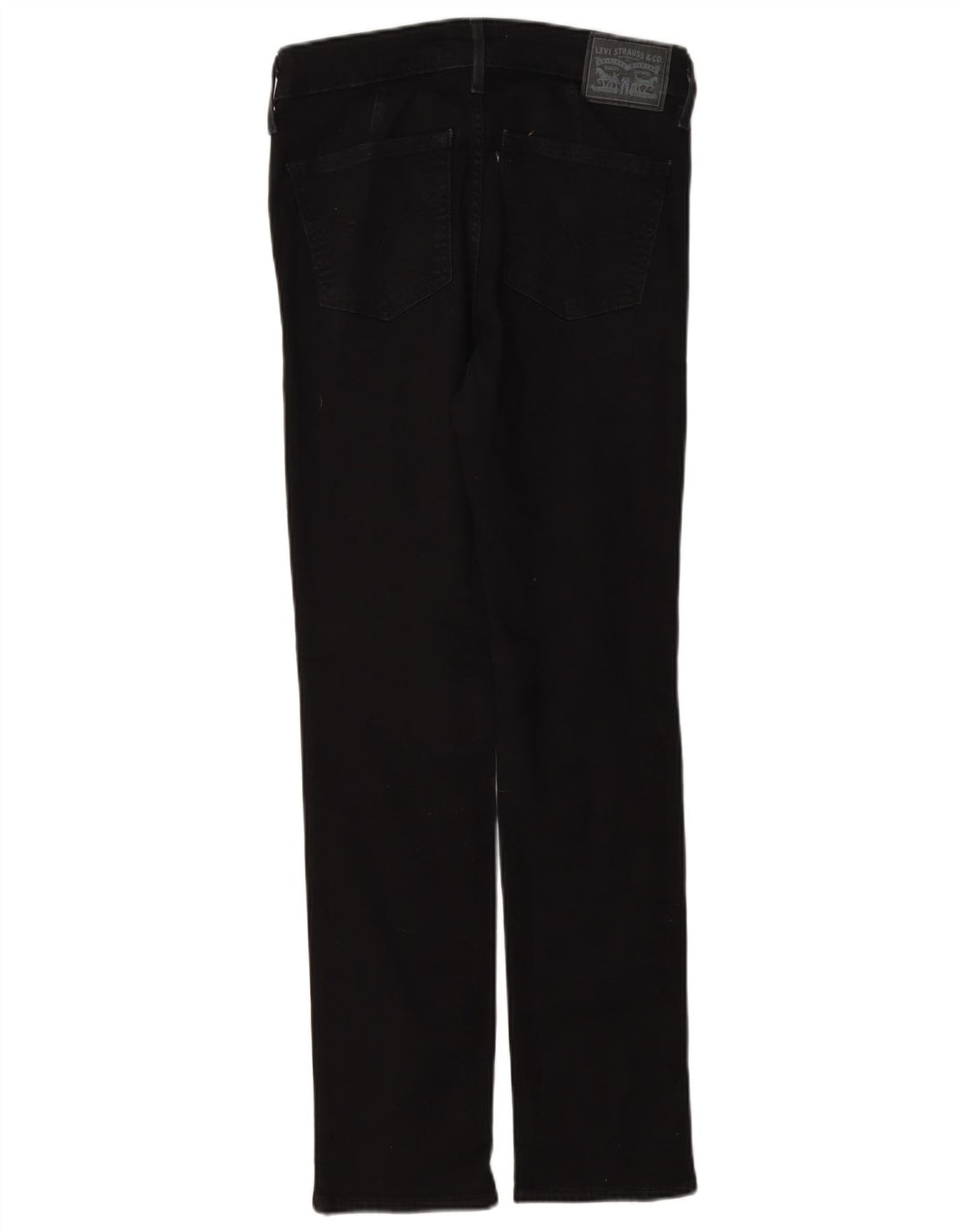 Levi's Womens 712 Slim Jeans W26 L30 Μαύρο Βαμβακερό