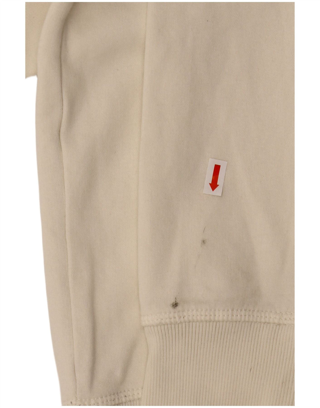 CHAMPION Γυναικείο Γραφικό Hoodie Jumper UK 14 Μεσαίο λευκό βαμβακερό