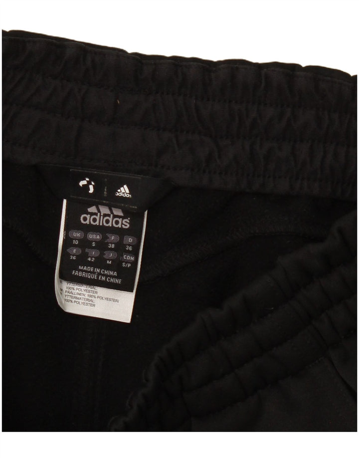 Γυναικεία αθλητική φόρμα Adidas Climalite Παντελόνι UK 10 Small Black Polyester