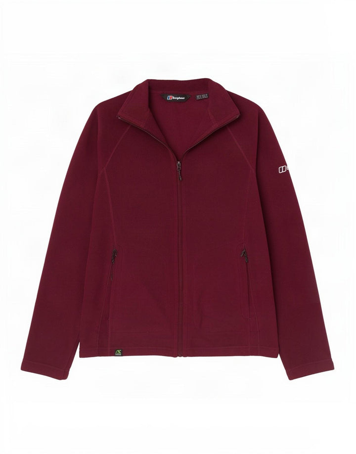 Berghaus Γυναικείο Fleece Jacket UK 12 Medium Burgundy Polyester