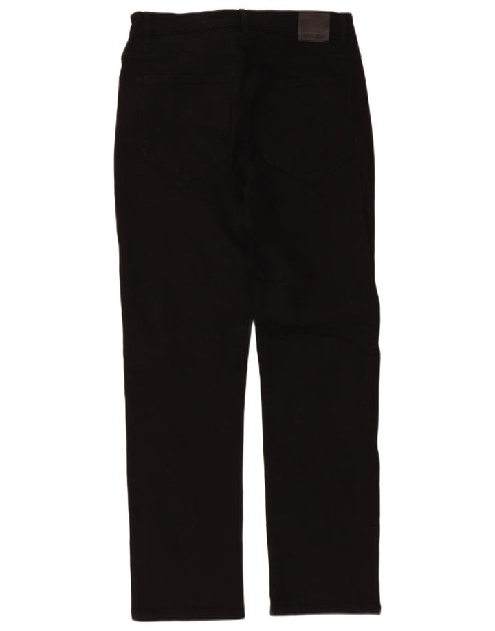 Massimo Dutti Γυναικείο ίσιο τζιν EU 38 Small W28 L27 μαύρο βαμβακερό
