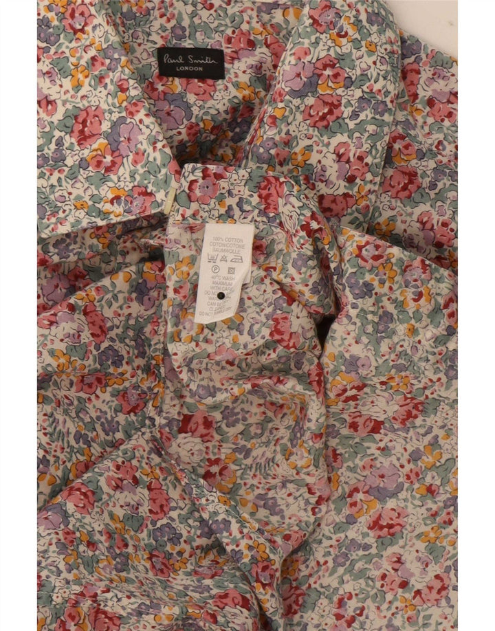 Ανδρικό επίσημο πουκάμισο Paul Smith Μέγεθος 42 16 1/2 Μεγάλο πολύχρωμο Floral