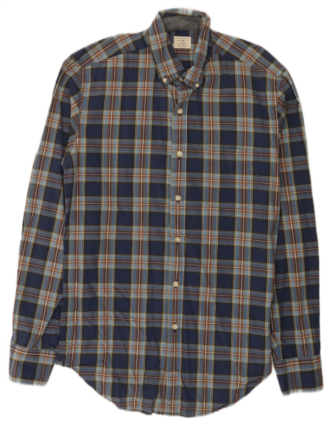 J. Ανδρικό πουκάμισο Crew Μέγεθος 14 1/2 Small Blue Check Cotton
