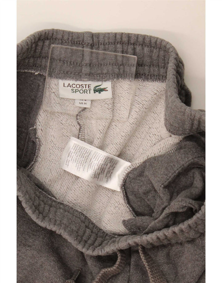 Ανδρικό αθλητικό σορτς Lacoste, νούμερο 4, βαμβακερό μεσαίο γκρι