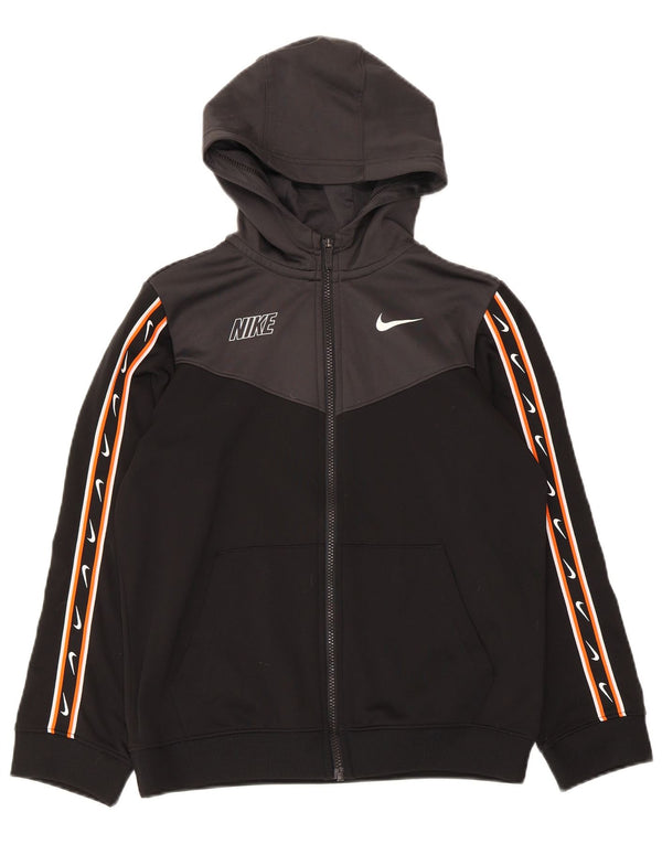 Πουλόβερ Nike Boys Dri Fit Zip Hoodie 12-13 Years Large Black Colourblock