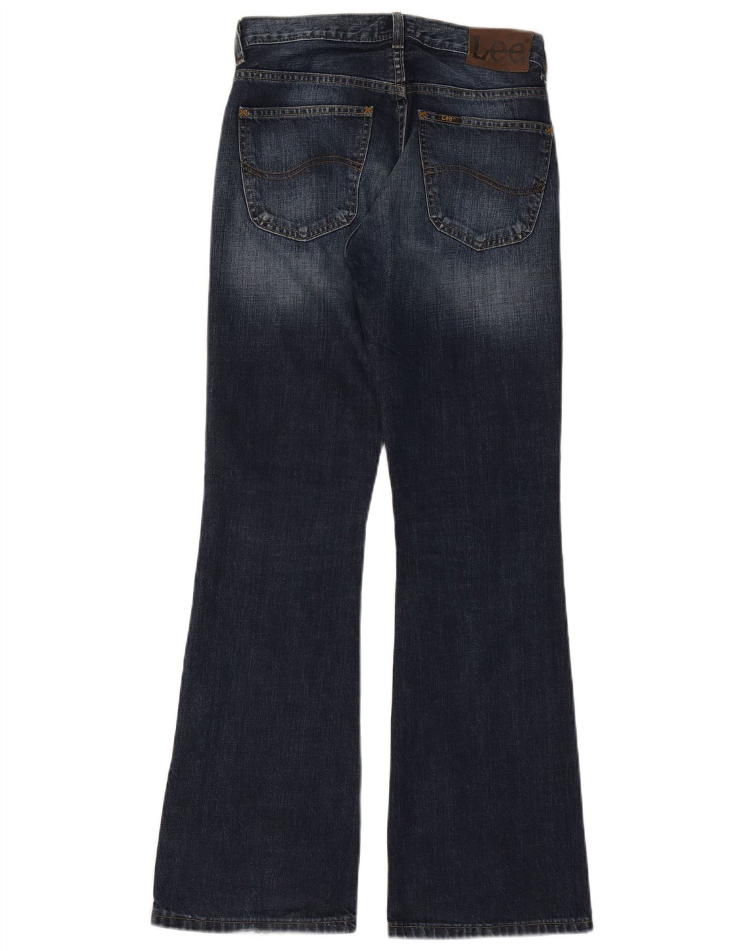 Lee Womens Denver Bootcut Jeans W29 L32 Navy Blue Cotton