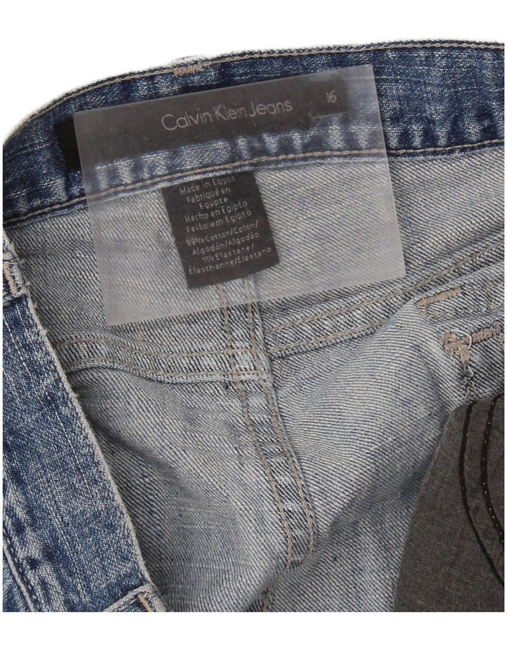 CALVIN KLEIN Γυναικείο τζιν US 16 XL W36 L32 Μπλε βαμβακερό