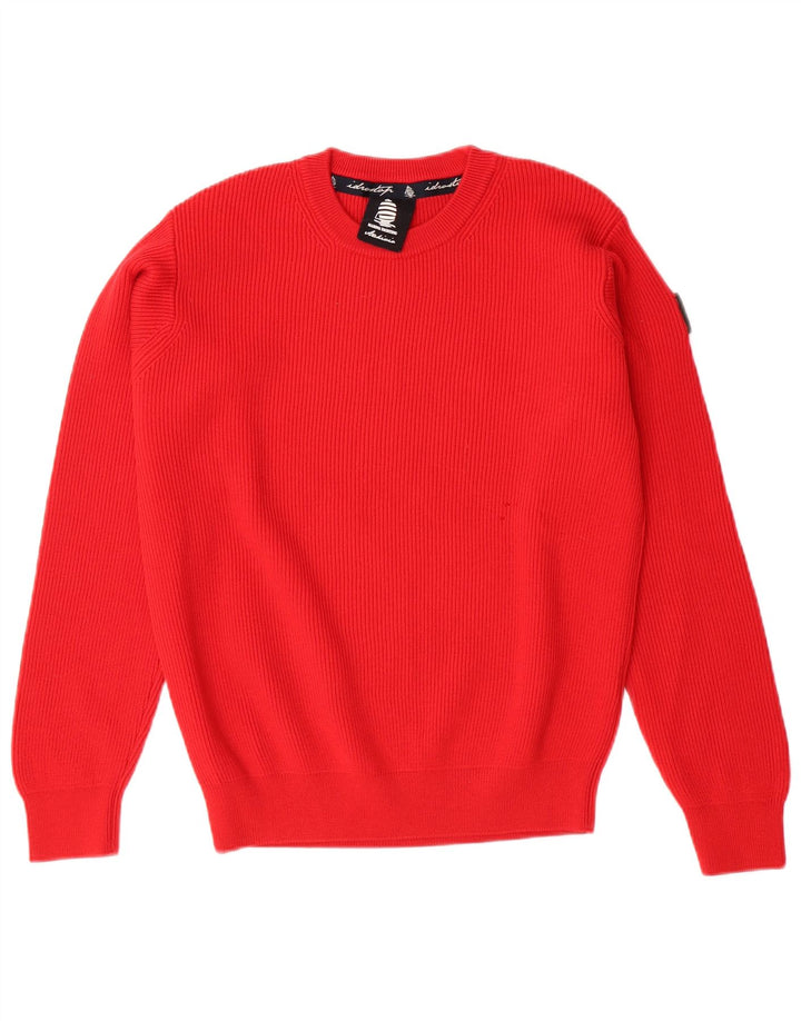 Ανδρικό πουλόβερ Marina Yachting Crew Neck Jumper Μικρό κόκκινο παρθένο μαλλί