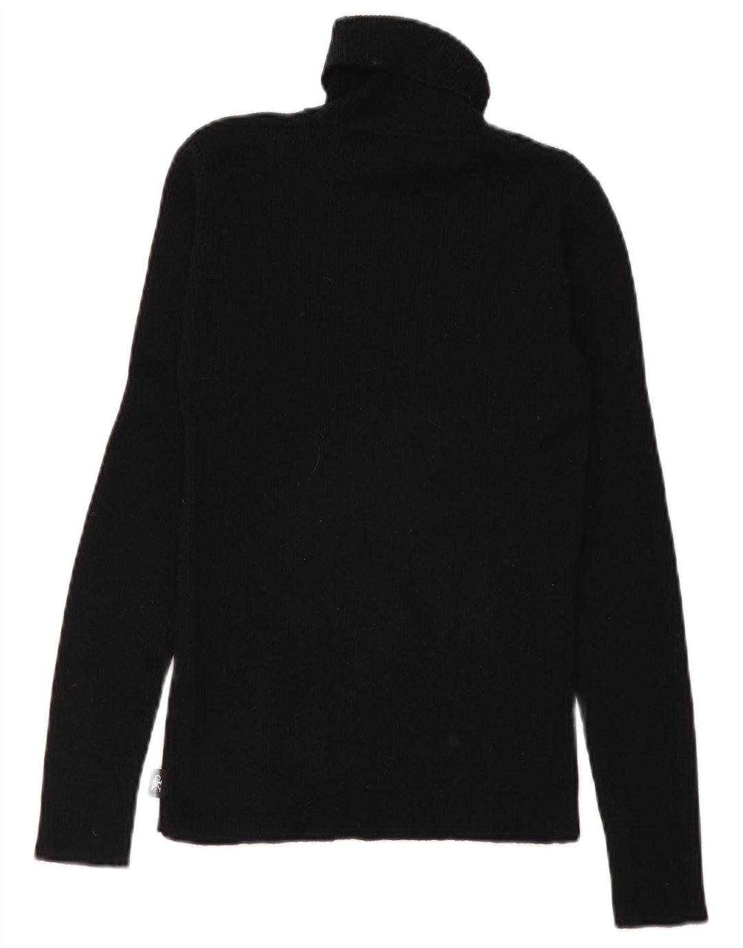 CALVIN KLEIN JEANS Γυναικείο πουλόβερ με ρολό λαιμόκοψη UK 12 μεσαίο μαύρο