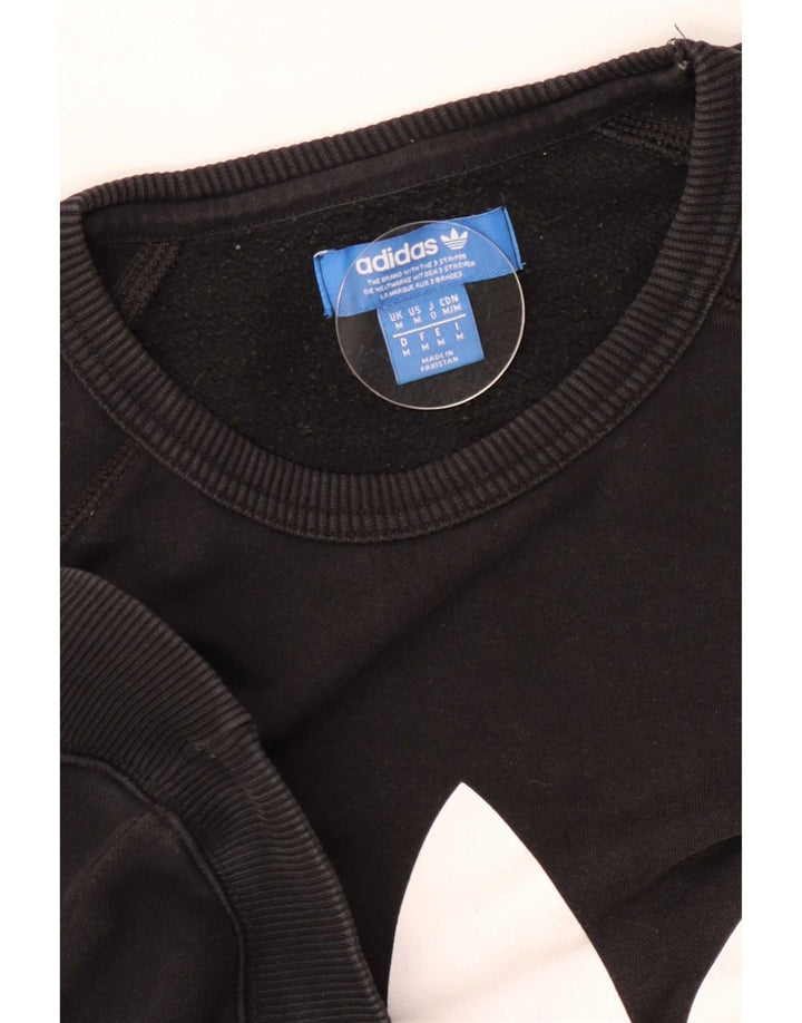 Ανδρικό γραφικό φούτερ Adidas Jumper Medium Μαύρο