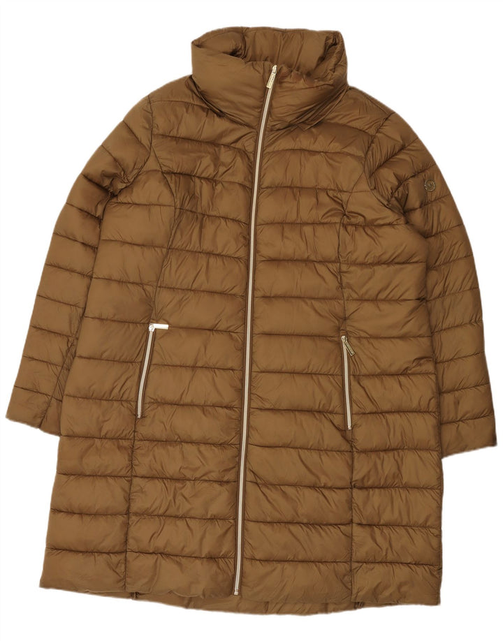 Michael Kors Γυναικείο παλτό UK 20 2XL καφέ νάιλον