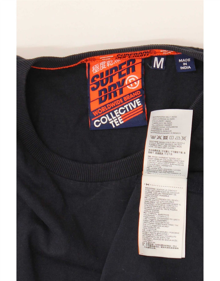 Ανδρικό T-Shirt Superdry Τοπ μεσαίου μπλε βαμβακερό