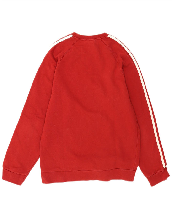 Ανδρικό φούτερ Adidas Jumper Small Red Colourblock Βαμβακερό