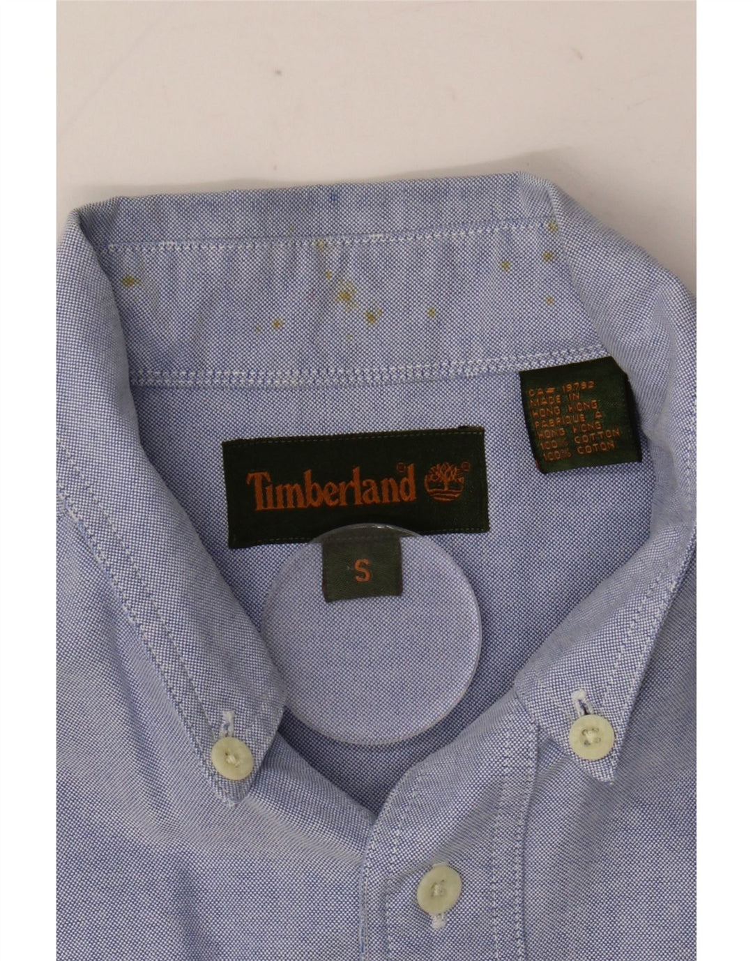 Ανδρικό πουκάμισο Timberland Loose Fit Μικρό μπλε βαμβακερό