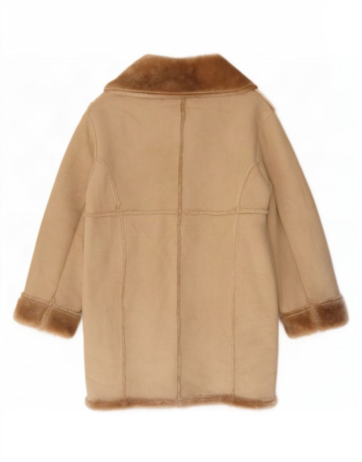 Casamia Γυναικείο παλτό Sherpa UK 10 Small Beige Polyester