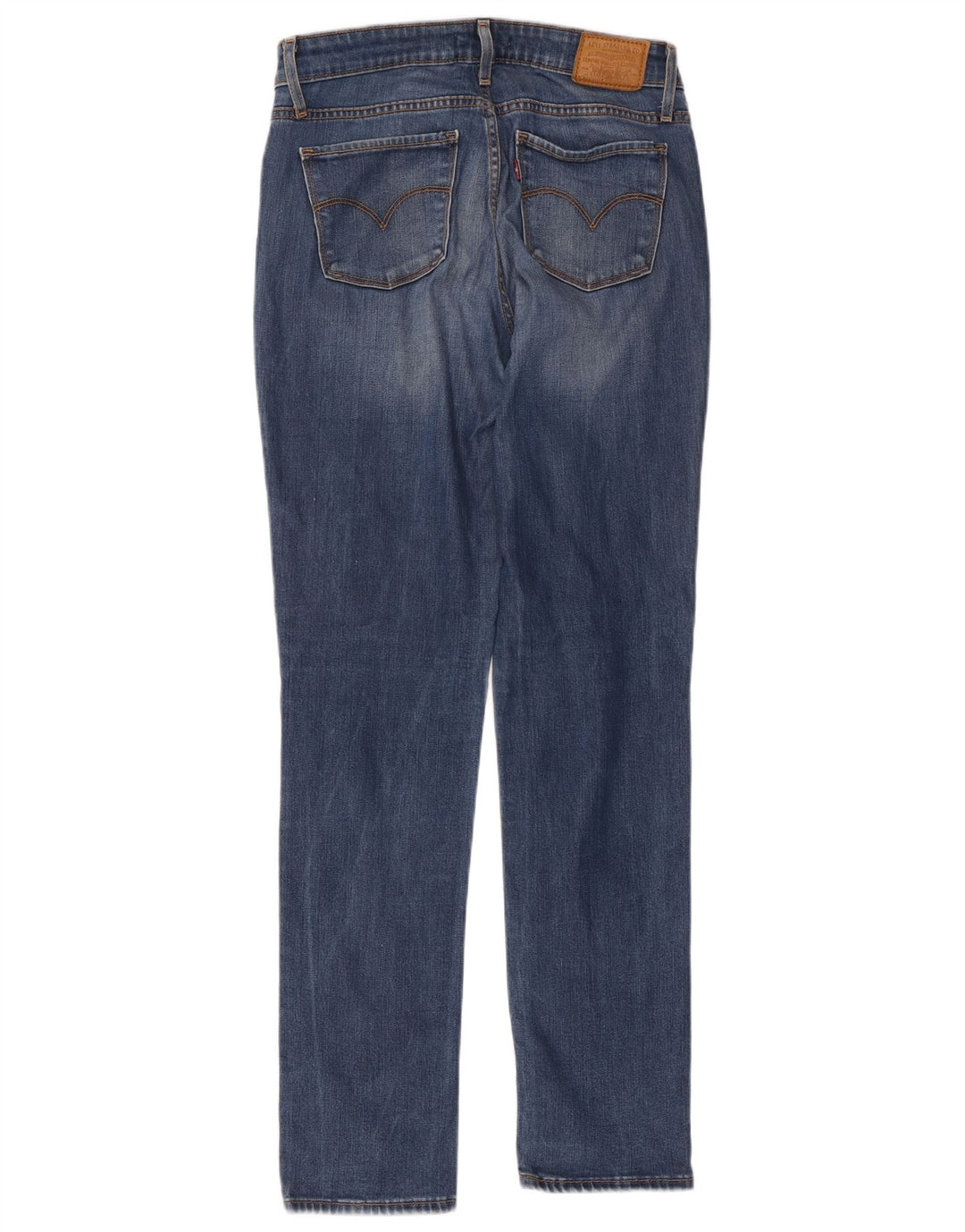 Levi's Womens 712 Slim Jeans W28 L32 Blue Lyocell
