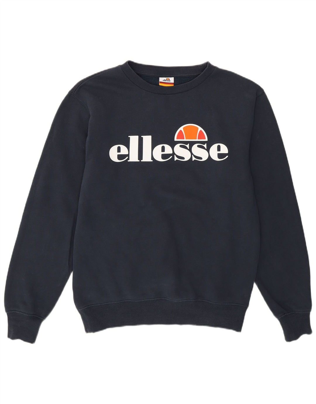 Ellesse Γυναικείο Γραφικό Φούτερ Jumper UK 8 Small Navy Blue