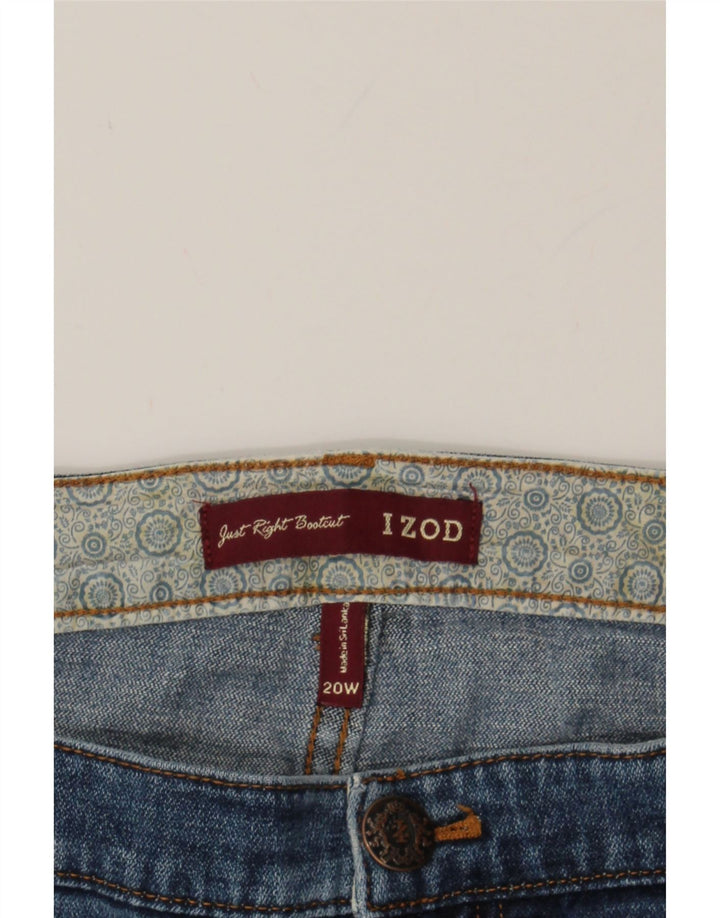 IZOD Womens Bootcut Jeans US 20 3XL W40 L30 Blue Cotton Vintage Izod and Second-Hand Izod from Messina Hembry 