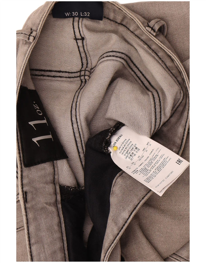 Armani Ανδρικό Skinny Jeans W30 L32 Γκρι βαμβακερό