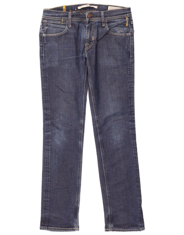 MELTIN' POT Γυναικείο Μανέρ Χαμηλόμέση Skinny Jeans W31 L32 Μπλε βαμβακερό