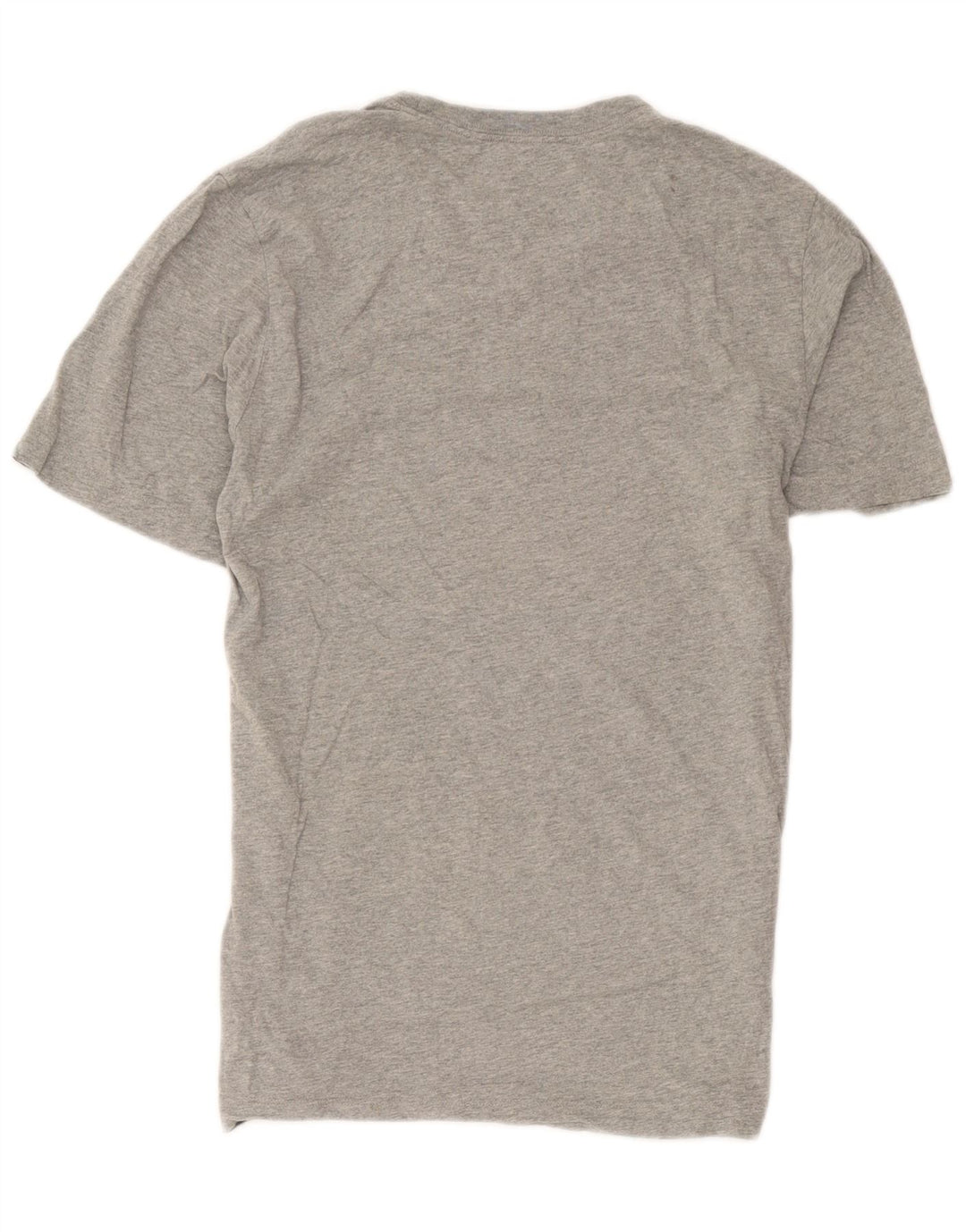 Γυναικείο T-Shirt Nike τοπ UK 14 μεσαίου γκρι βαμβακερό