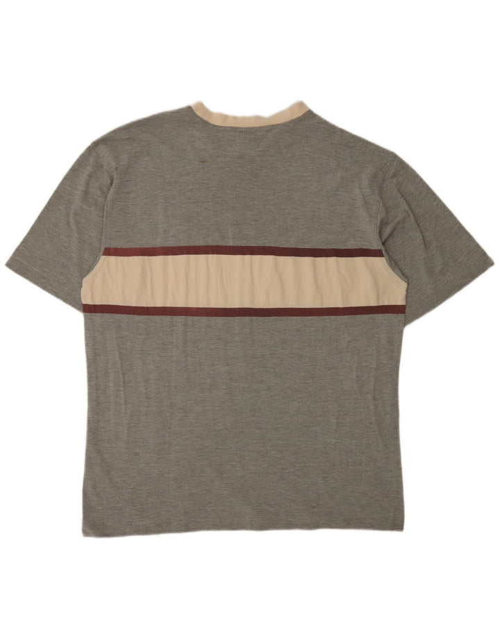 Ανδρικό T-Shirt Puma Τοπ μεσαίου γκρι χρώματος βαμβακερό