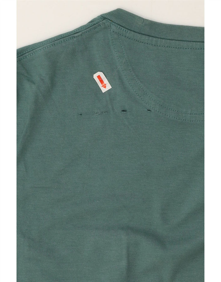 Ανδρικό T-shirt Timberland Slim Fit Top Μεσαίο πράσινο βαμβακερό