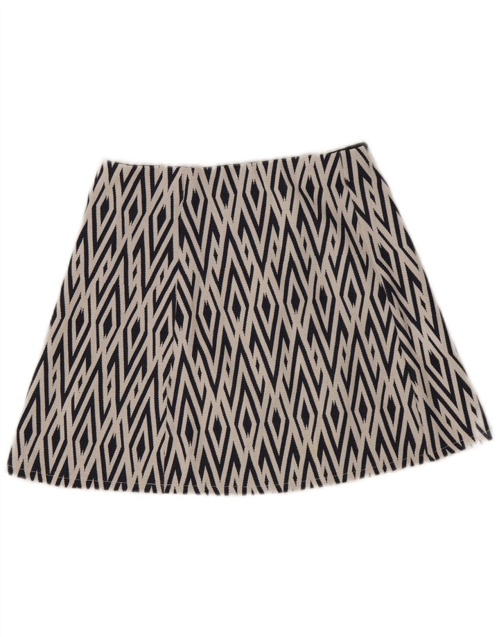 Zara Γυναικεία Μίνι Φούστα Trafaluc Medium W28 Navy Blue Geometric