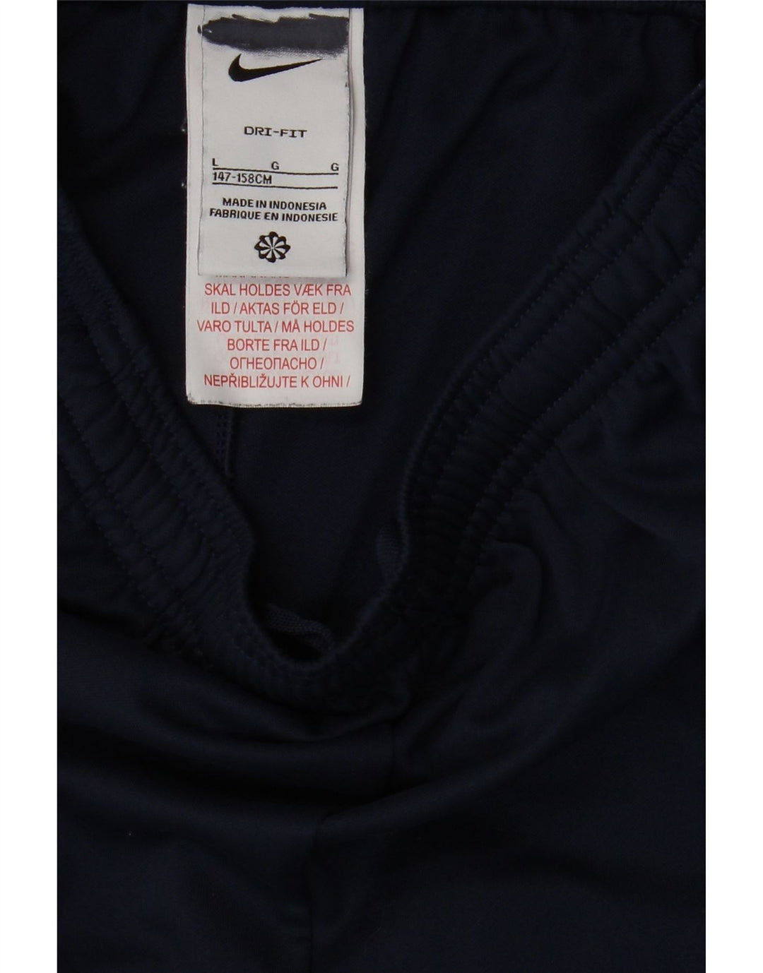 Παντελόνι αθλητικής φόρμας NIKE Boys Dri Fit 12-13 ετών Μεγάλο Navy Blue Polyester