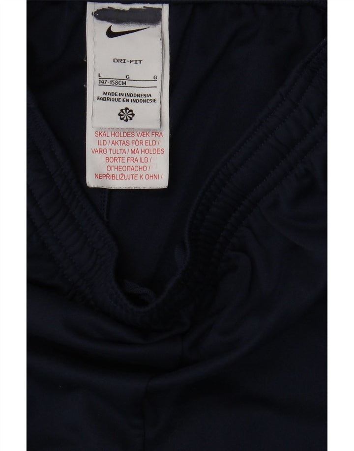 Παντελόνι αθλητικής φόρμας NIKE Boys Dri Fit 12-13 ετών Μεγάλο Navy Blue Polyester