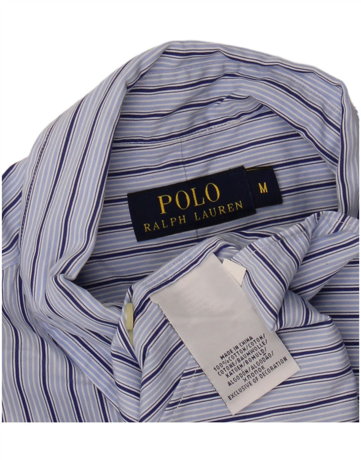 Ανδρικό πουκάμισο Polo Ralph Lauren, Βαμβακερό μεσαίο μπλε ριγέ