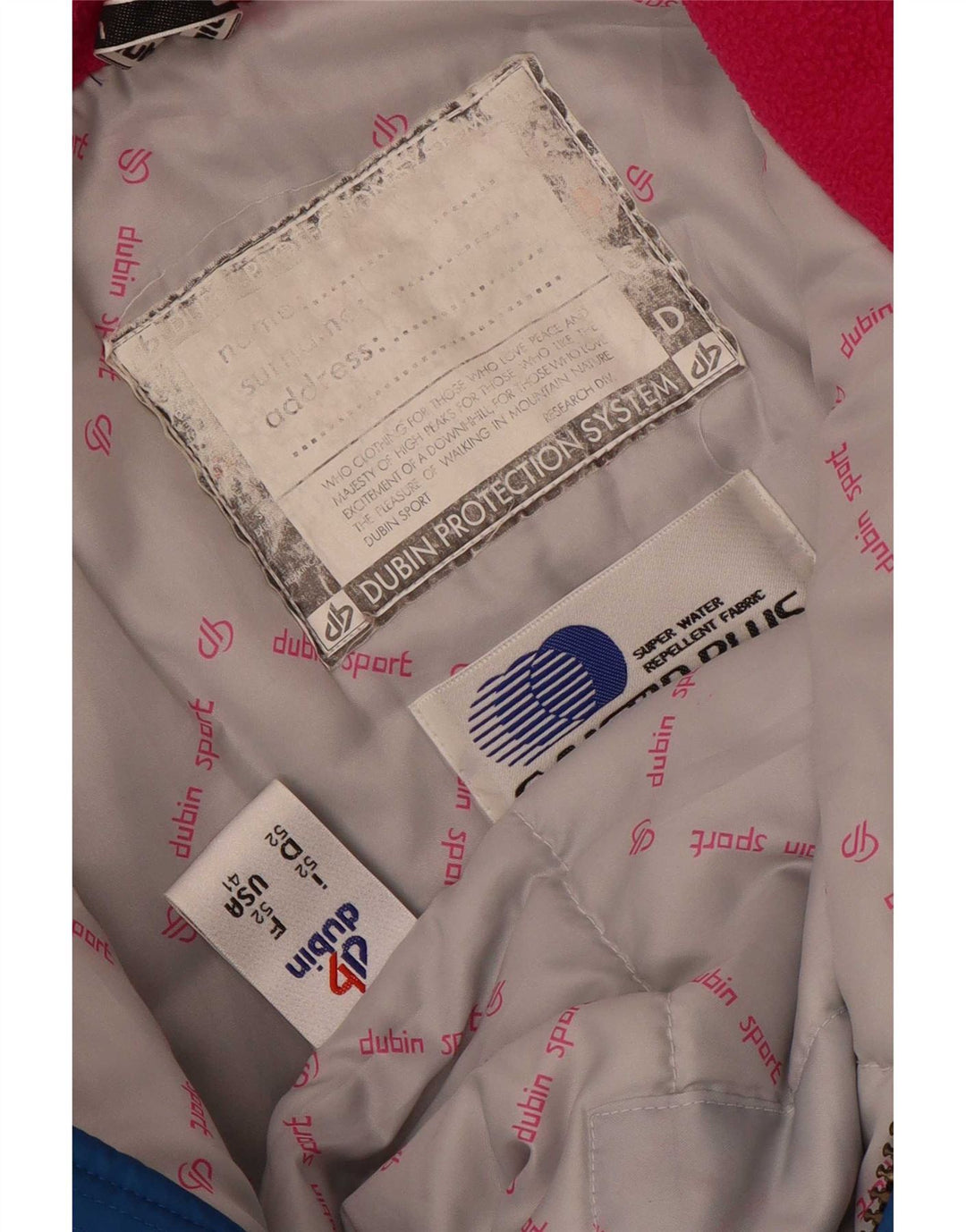 Ανδρικό μπουφάν Dubin Ski IT 52 Large Blue Colourblock Polyester