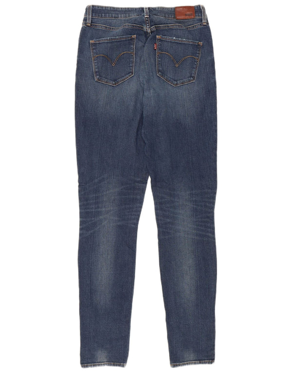 LEVI'S Γυναικείο Ψηλό Skinny Jeans W26 L32 Μπλε βαμβακερό