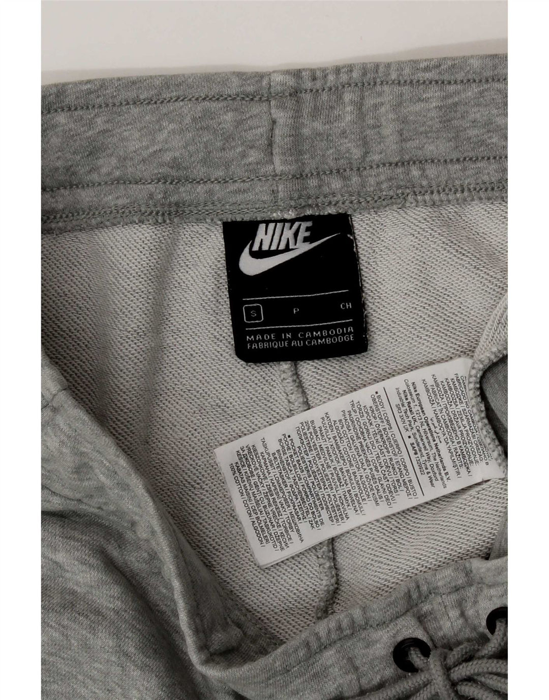 Γυναικείο αθλητικό σορτς Nike UK 10 μικρό γκρι βαμβακερό