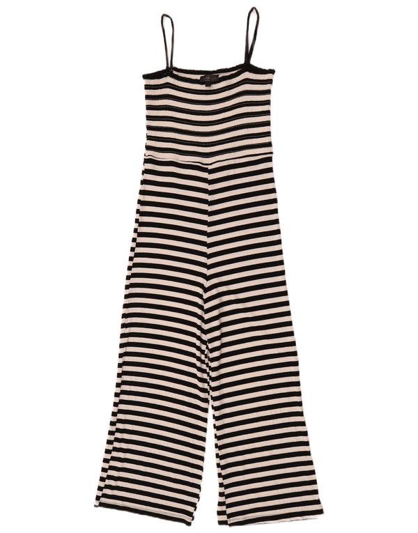 Topshop γυναικεία αμάνικη φόρμα UK 10 Μικρή μαύρη ριγέ βισκόζη