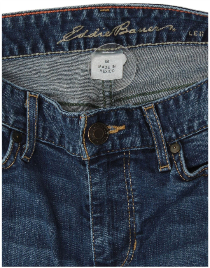 Eddie Bauer Γυναικείο τζιν μποτάκι με καμπύλες US 6 Medium W28 L30 Μπλε βαμβακερό