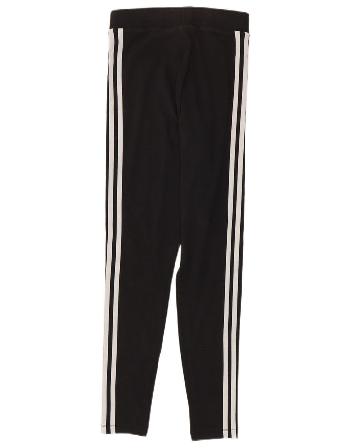 Γυναικείο κολάν Adidas UK 8 Small μαύρο βαμβακερό