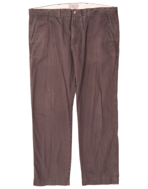 Marks & Spencer Ανδρικό ίσιο παντελόνι Chino W40 L29 Γκρι βαμβακερό