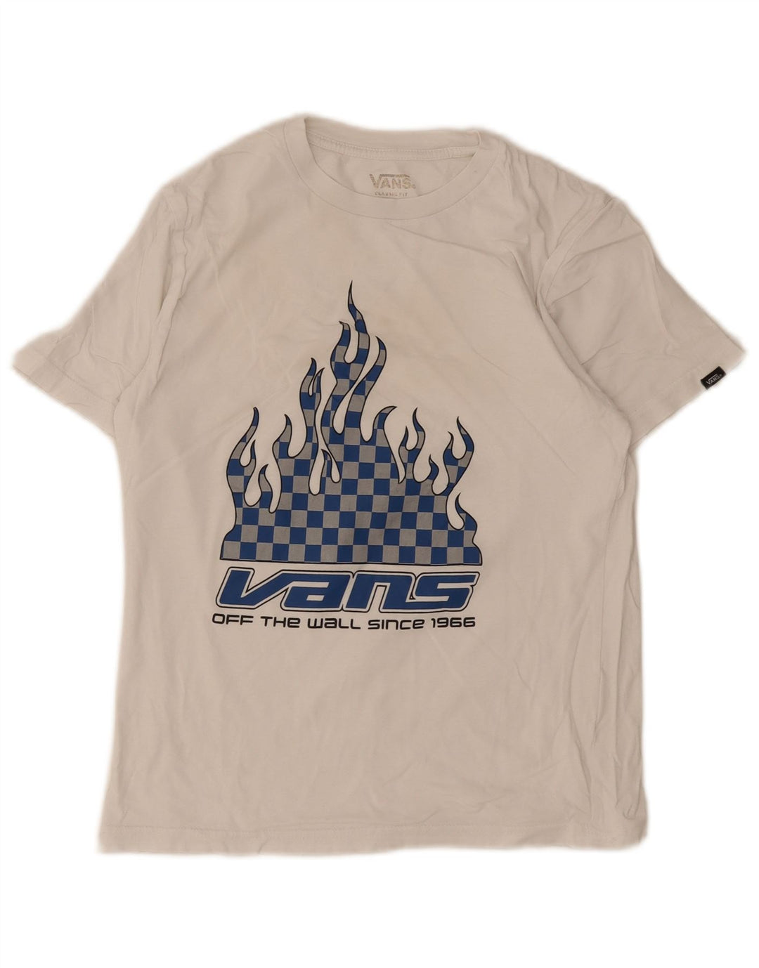 Vans Boys Graphic T-Shirt Top 11-12 Years Λευκό
