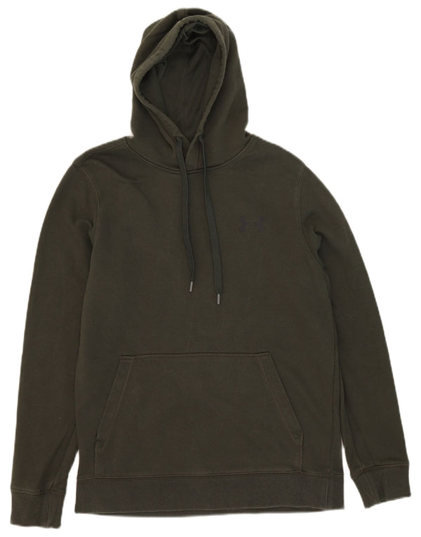 Under Armour Ανδρικό Cold Gear Hoodie Jumper Μικρό πράσινο βαμβακερό