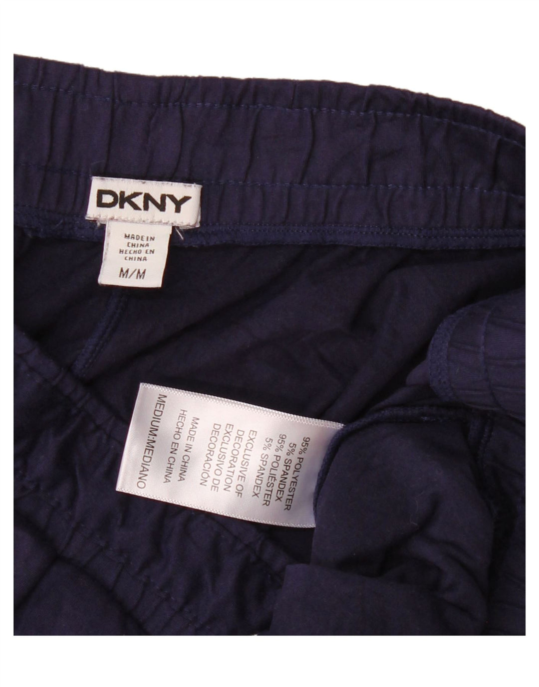 Γυναικεία αθλητική φόρμα Dkny Παντελόνι UK 12 Medium Navy Blue Polyester