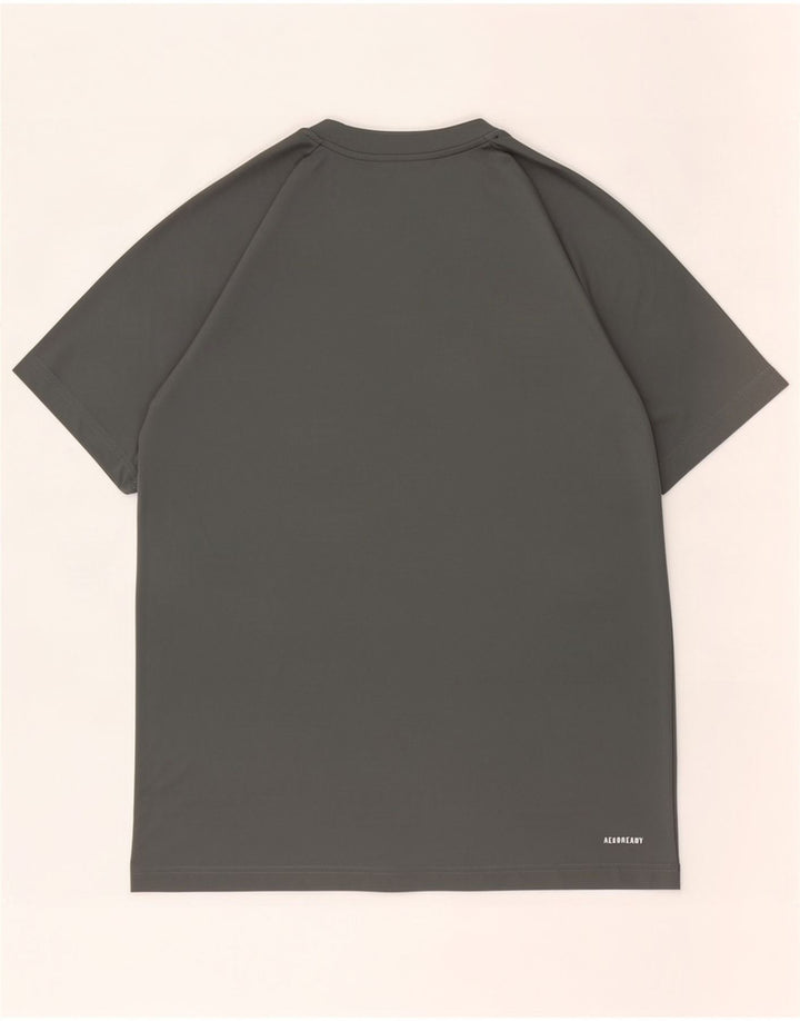 Adidas Ανδρικό T-Shirt Aeroready Top Medium Grey Polyester