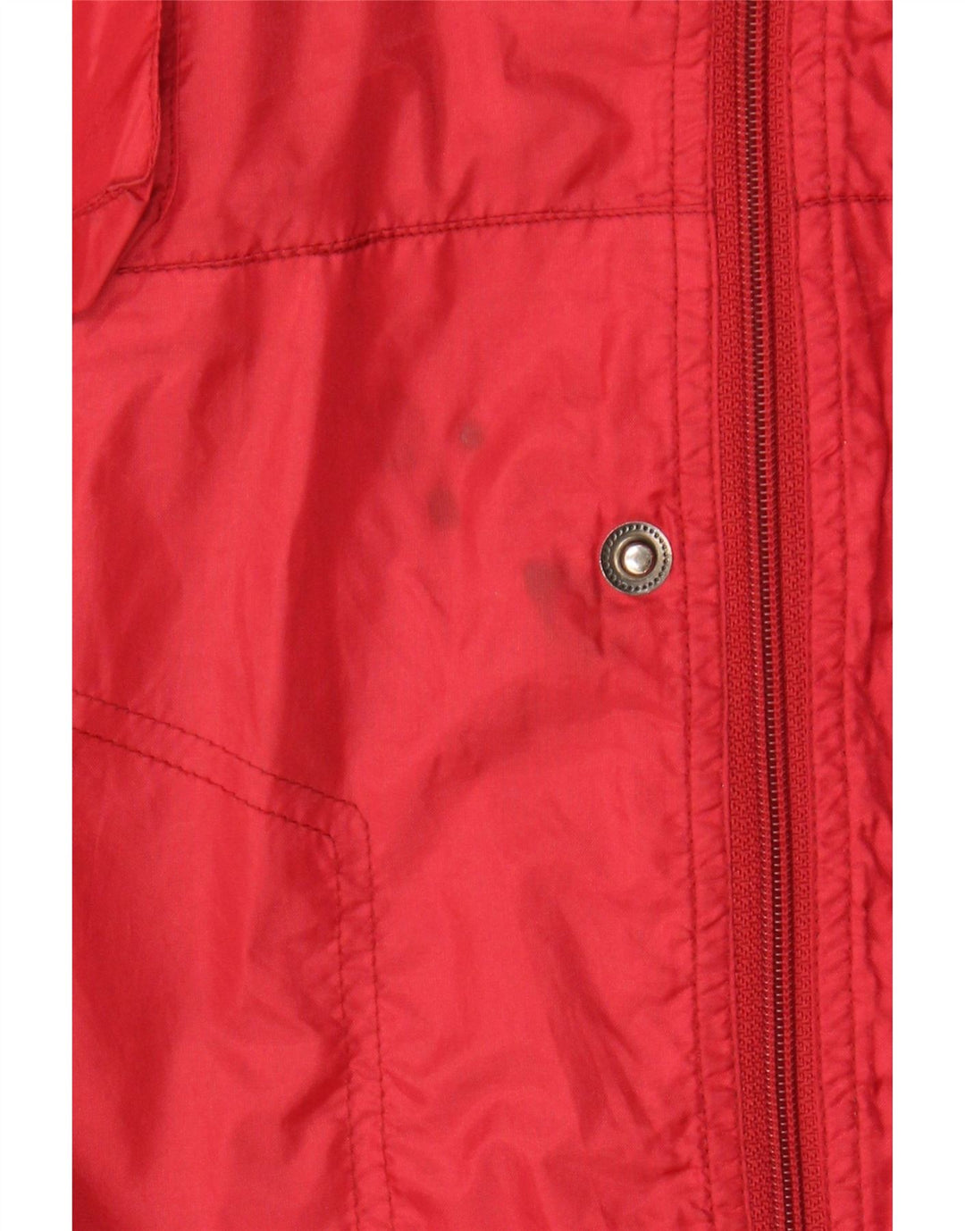 VINTAGE Mens Bomber Jacket UK 40 Large Red Colourblock Polyamide Vintage Vintage and Second-Hand Vintage from Messina Hembry 