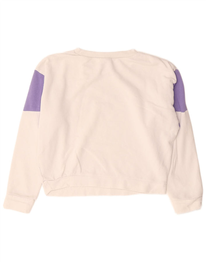 Γυναικεία φούτερ Reebok Oversized Crop Jumper UK 8/10 Small White