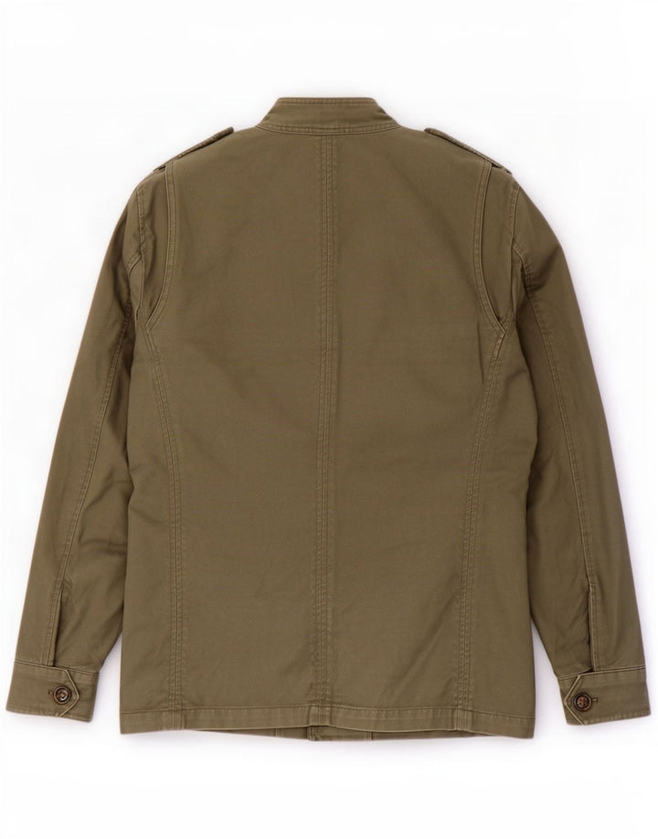 Zara Ανδρικό Military Jacket UK 38 Medium Khaki Cotton
