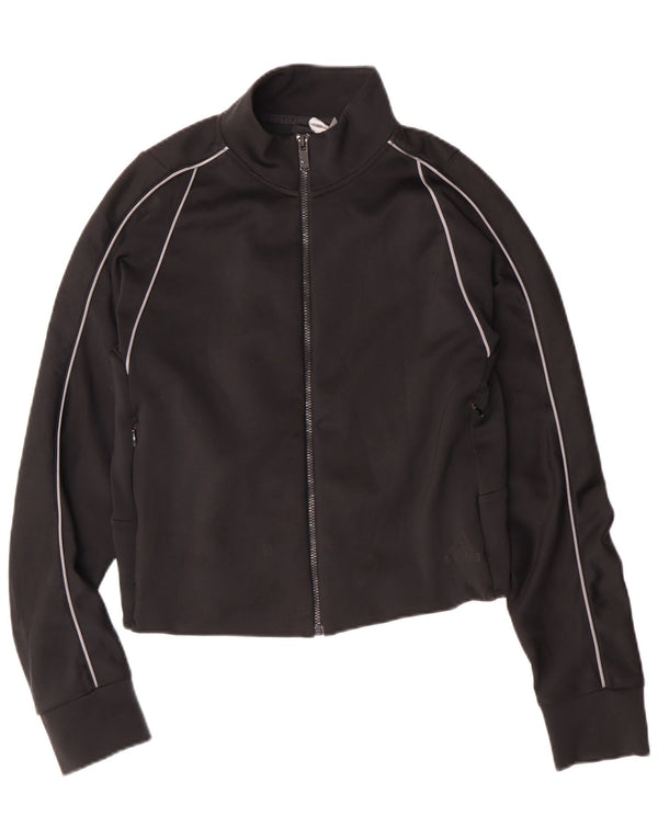 Γυναικεία φόρμα Adidas Crop Top Jacket UK 12/14 Medium Black Polyester