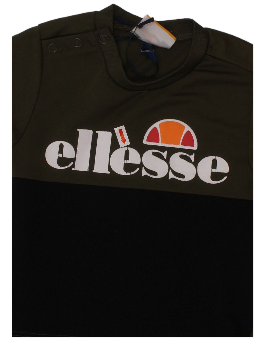 Γραφικό μπλουζάκι ELLESSE Baby Boys Top Χακί 6-9 μηνών