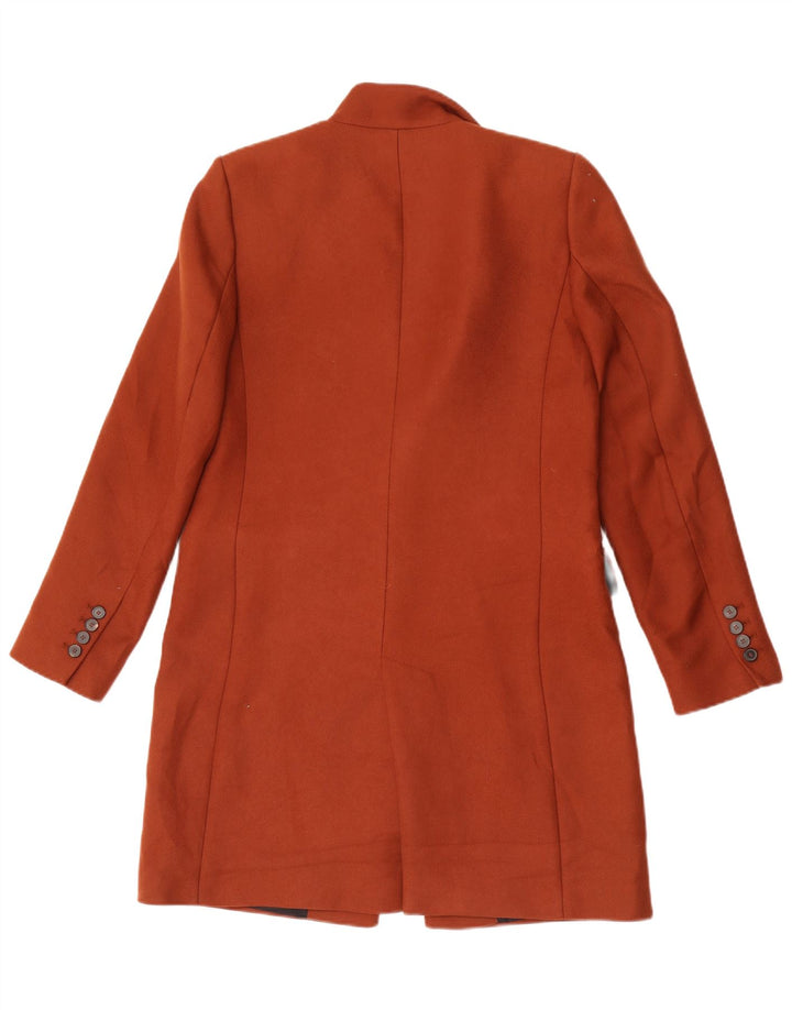 Zara Γυναικείο Πανωφόρι UK 10 Small Brown Polyester